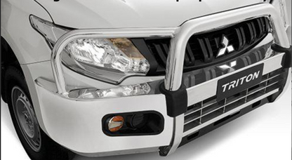Mitsubishi MQ Triton Genuine Chrome Polished Front Bull Bar New Part
