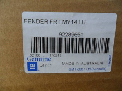 Holden VF Commodore SS/SV6 Genuine Left Hand Front Guard New Part